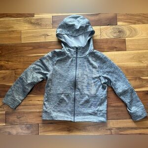 Gray Nike Kids Full Zip Hoodie